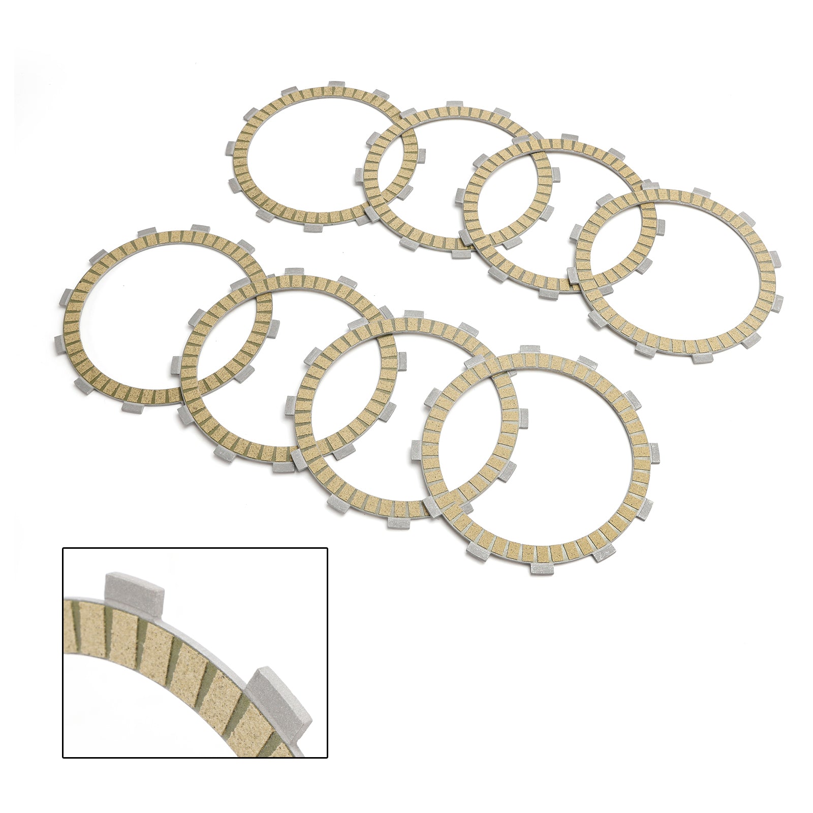 Clutch Friction Plate Kit Set fit for Kawasaki VN1500 Vulcan 1500 Classic 96-04