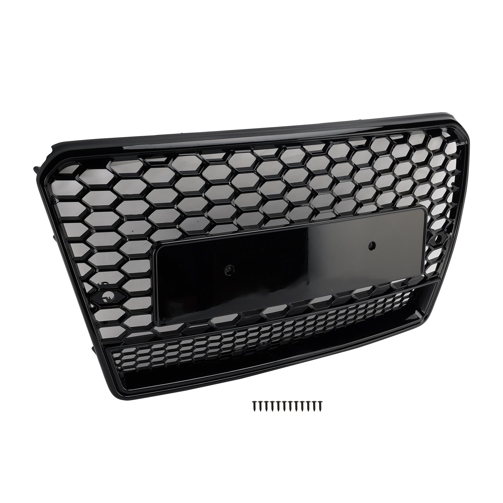 RS7 Style Honeycomb Mesh Front Grill Grille Fit Audi A7/S7 2012-2015 Black