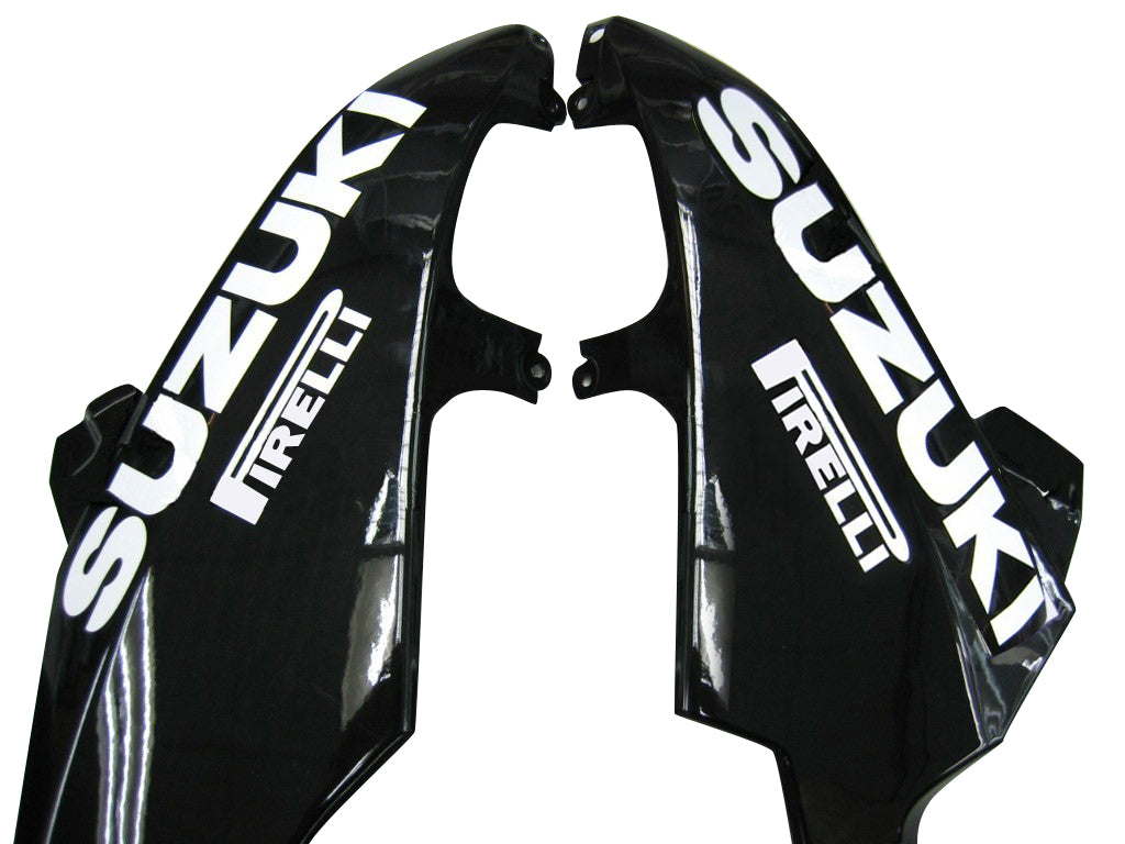 2008-2010 Suzuki GSXR 600 750 Black White Alstare Corona Racing Fairings Generic