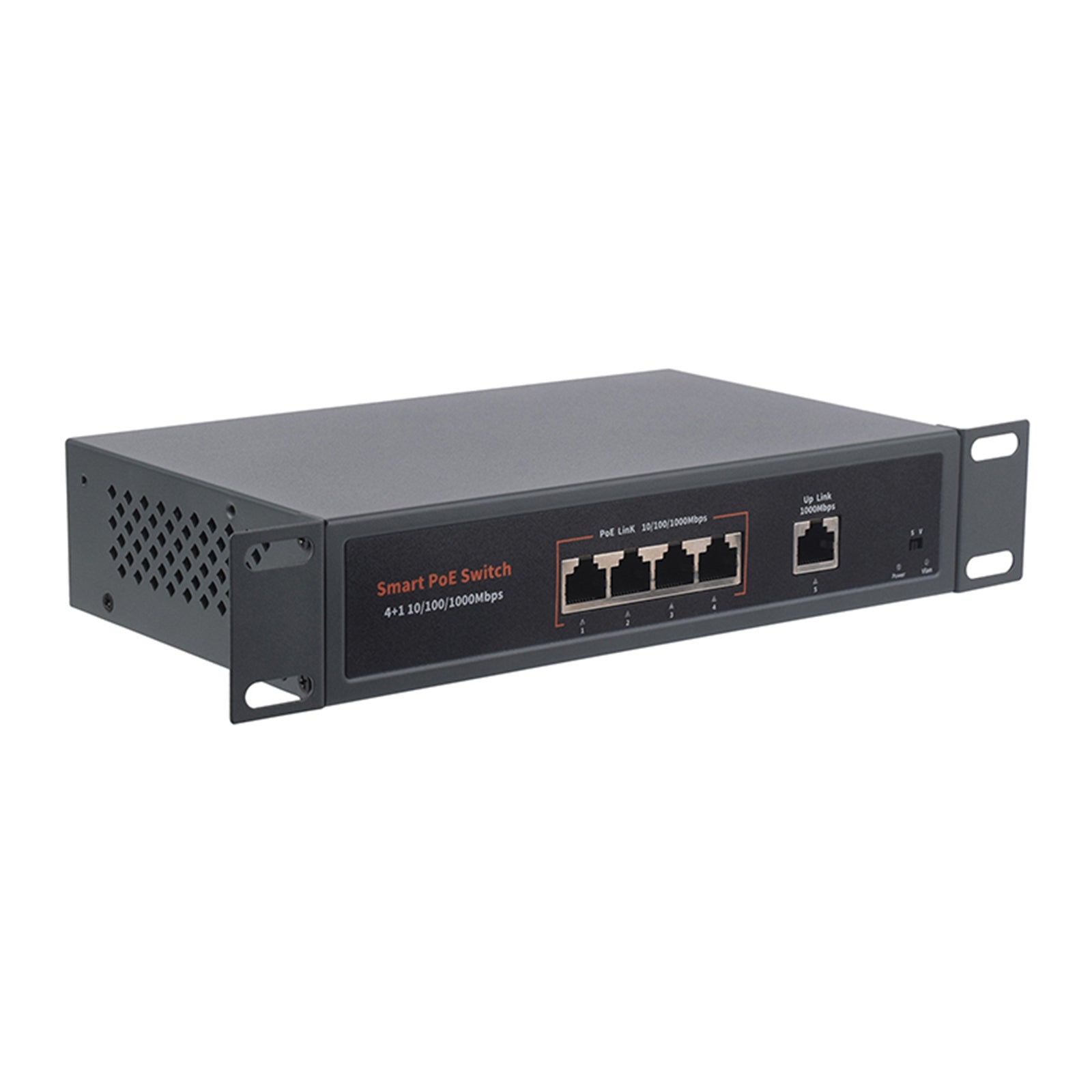 Commutateur Poe Ethernet Gigabit 120W, Port 10/100/1000M, Plug Play adaptatif, réseau 4