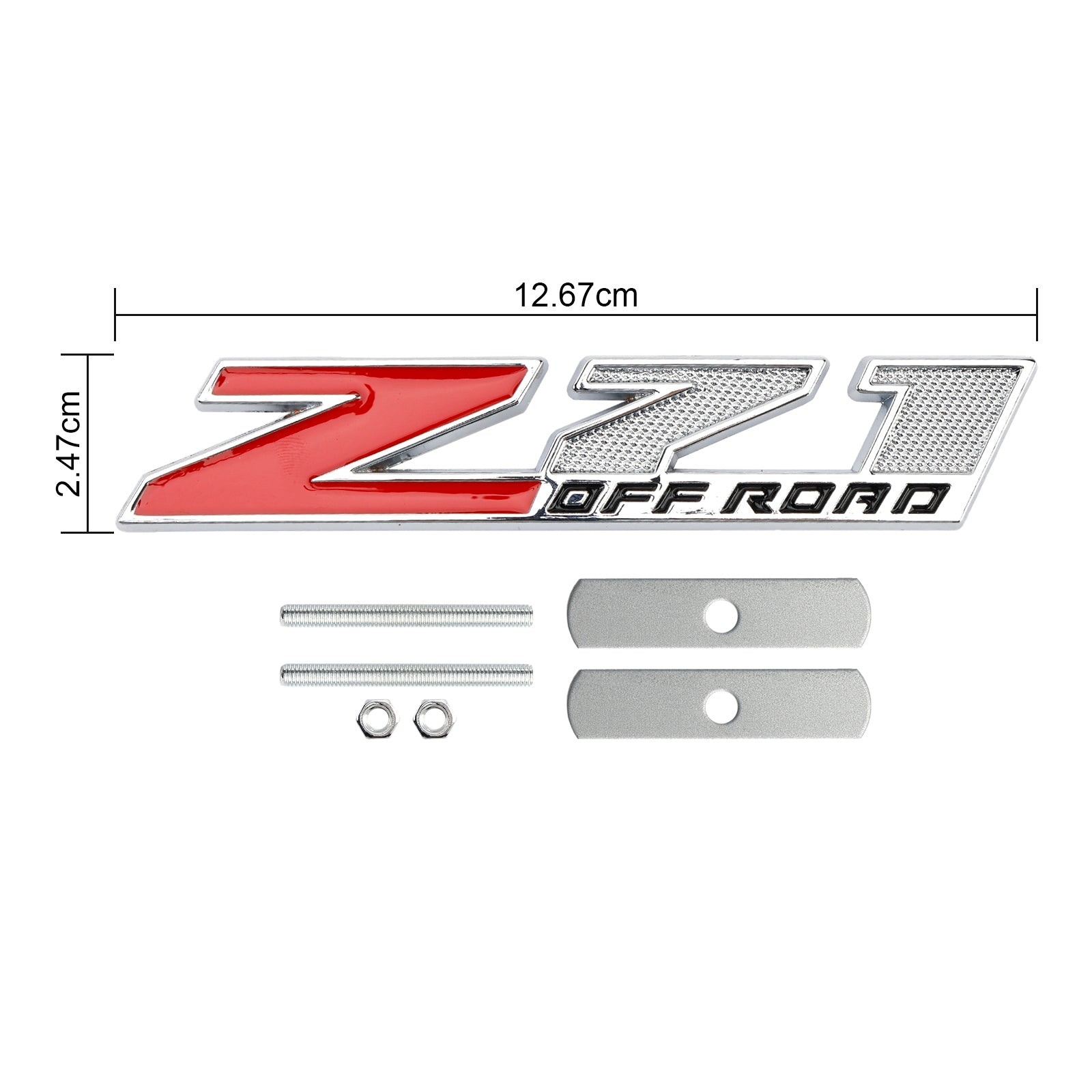 Z71 OFF ROAD Front Grille Emblem Decal Badge for Silverado Sierra