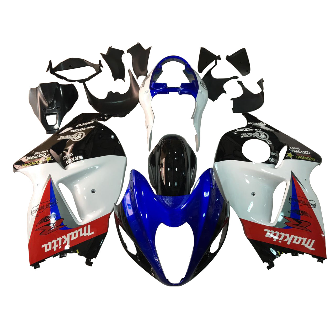 Kit de carénage d'injection pour Suzuki Hayabusa GSX1300R, carrosserie en plastique ABS, 1999 – 2007