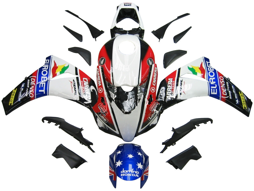 2008-2011 Honda CBR 1000 RR meerkleurige Eurobet Racing stroomlijnkappen algemeen