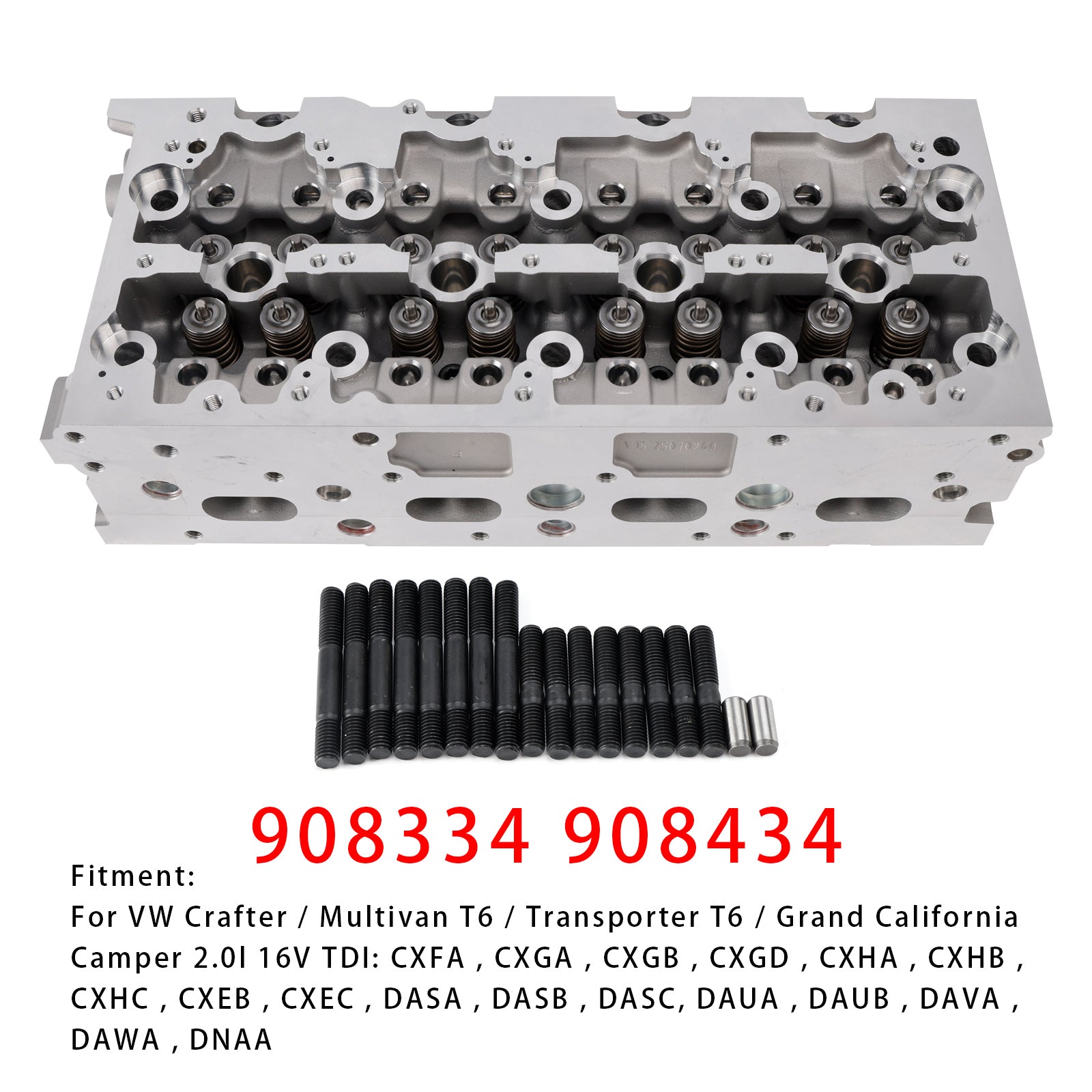Cylinder Head 908334 908434 For VW Audi Skoda SEAT 2.0l TDI
