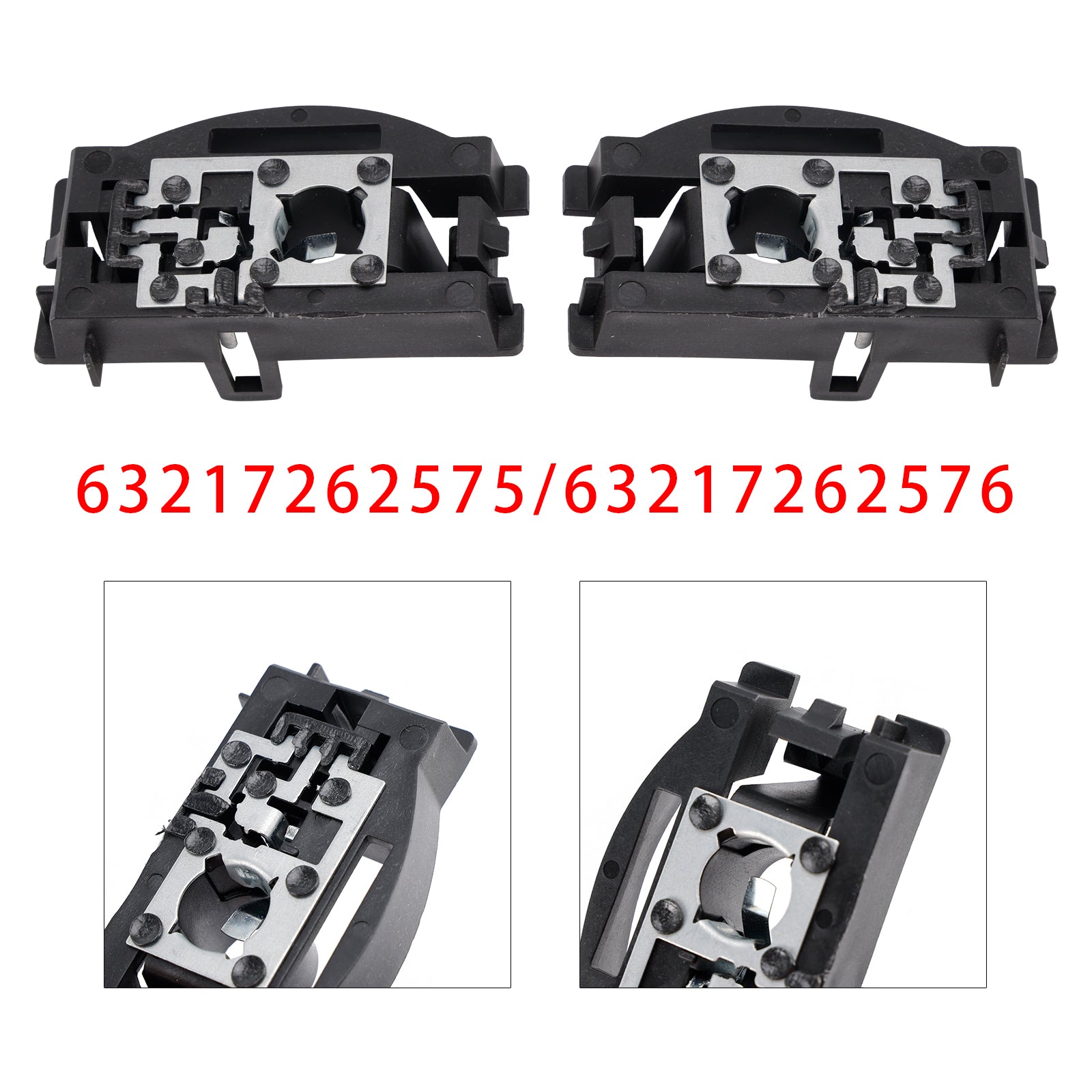 2008-2013 BMW X5 E70 vľavo+pravý zadný veko chvostovú žiarovku držiak držiak 63217262575 63217262576