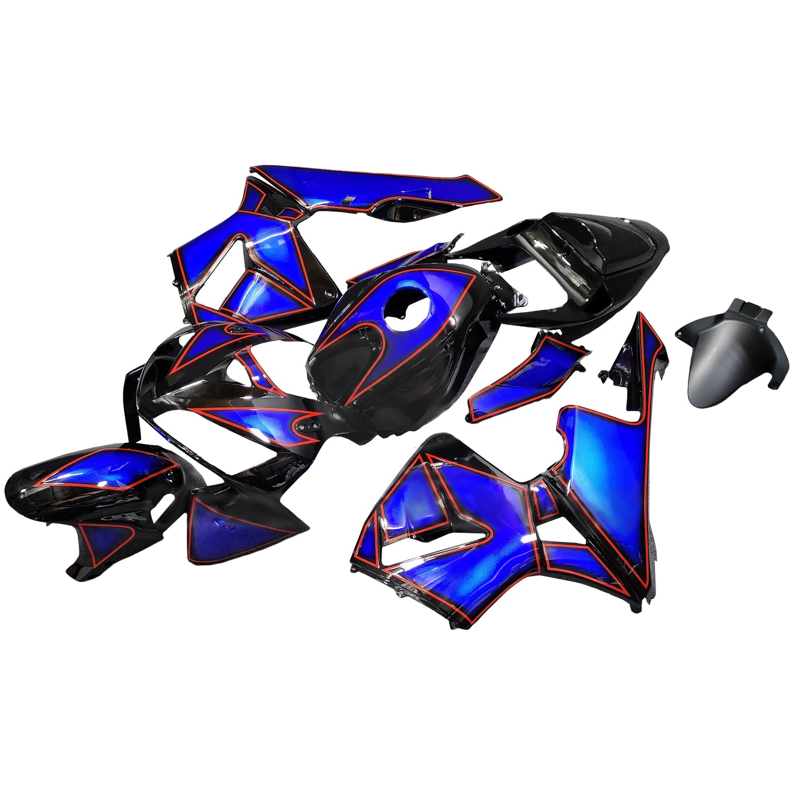 Injektionsmässa Kit Bodywork Plastic ABS för Honda CBR600RR 2005-2006 F5