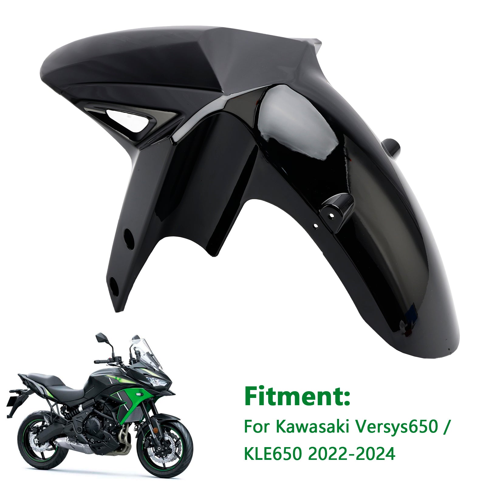 Voorspatbord spatbord kuip voor Kawasaki Versys 650 KLE650 2022-2024