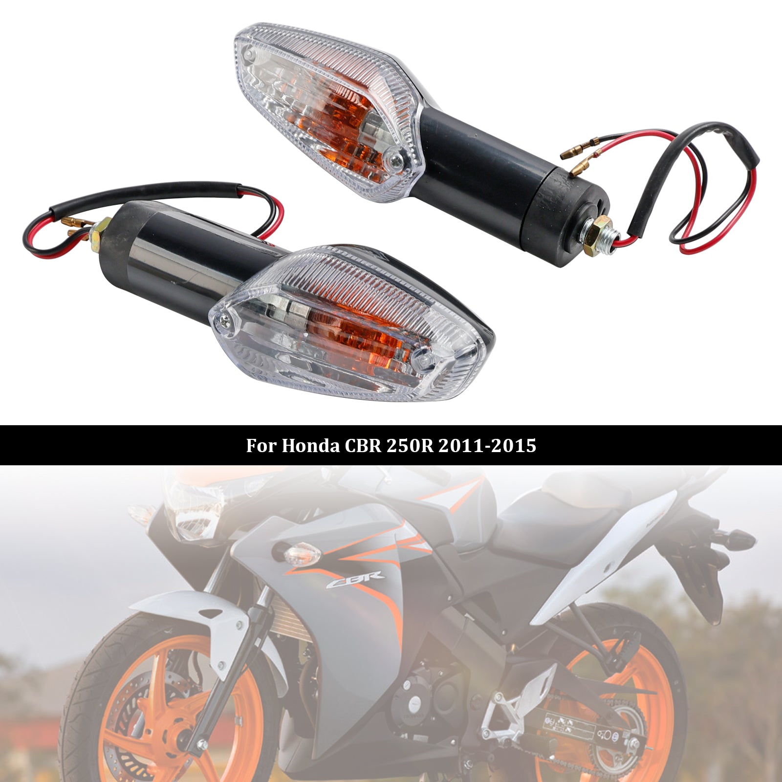 Clignotants, lampe indicateur pour Honda CBR 250R 300R CBF 125 150 CB300