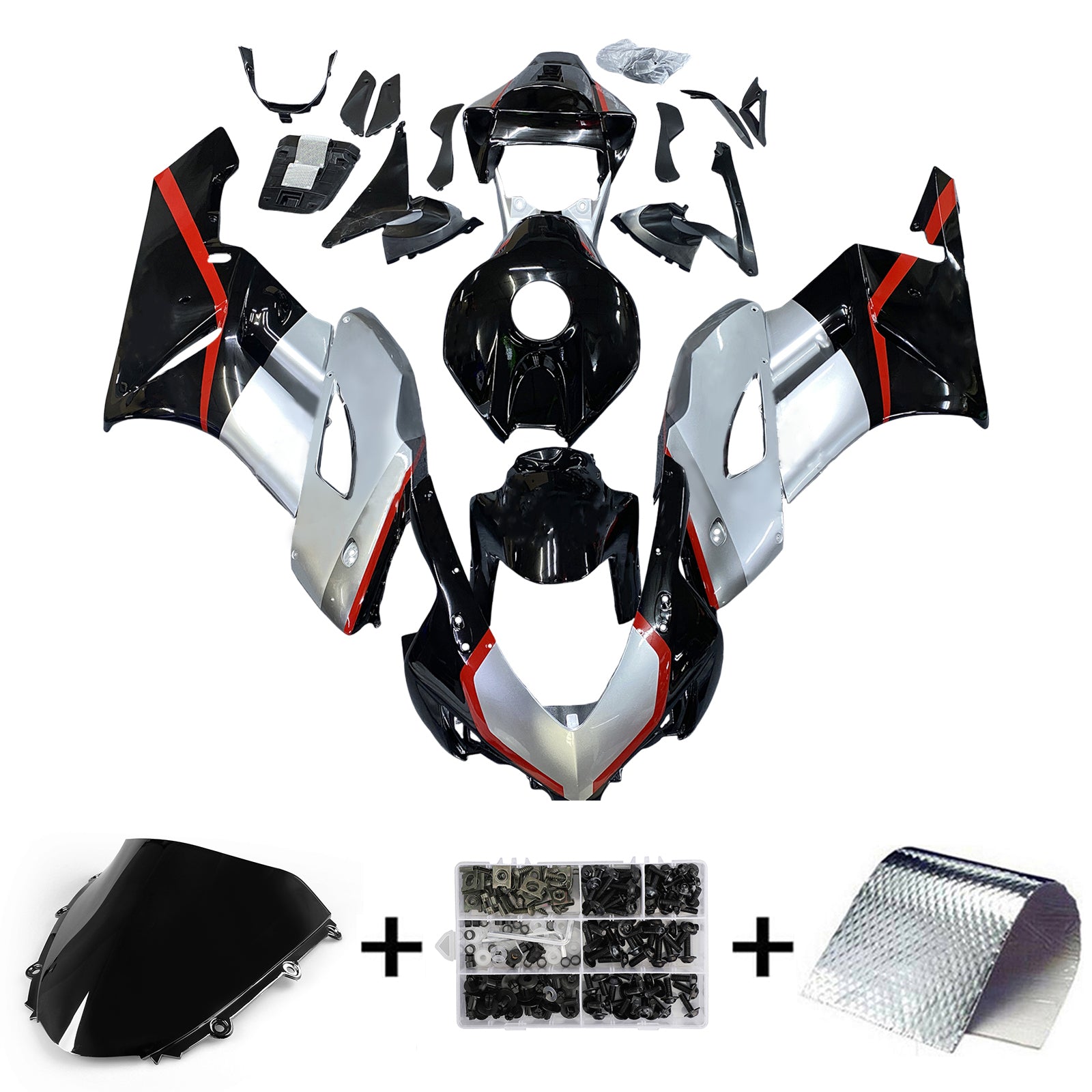 Einspritzverkleidungssatz Karosserie Kunststoff ABS für Honda CBR1000RR 2004-2005