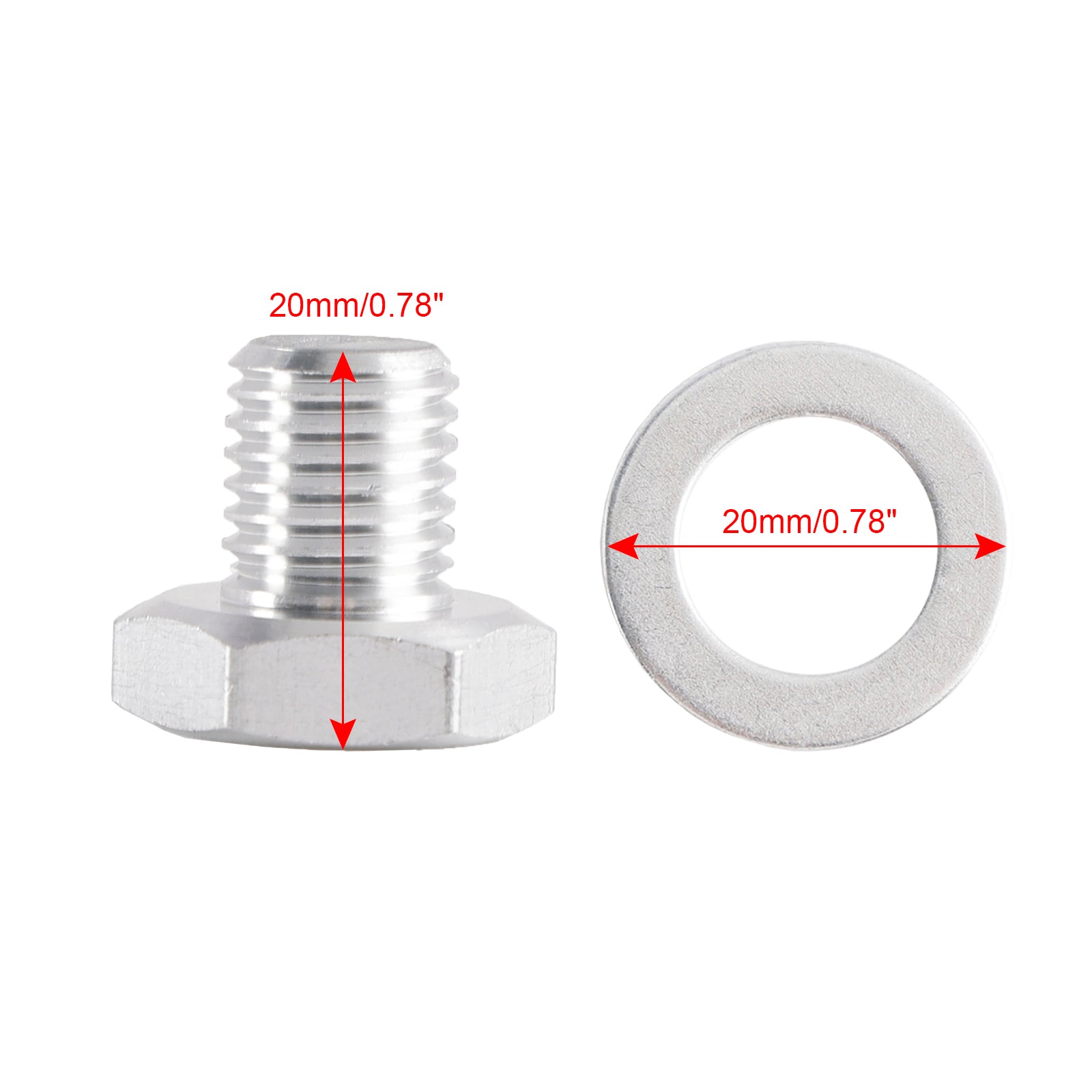 1997-2014 GM LS-serie motorenCilinderkopplug voor koelvloeistoftemperatuursensorgat M12-1.5 LS1 LSX LS3