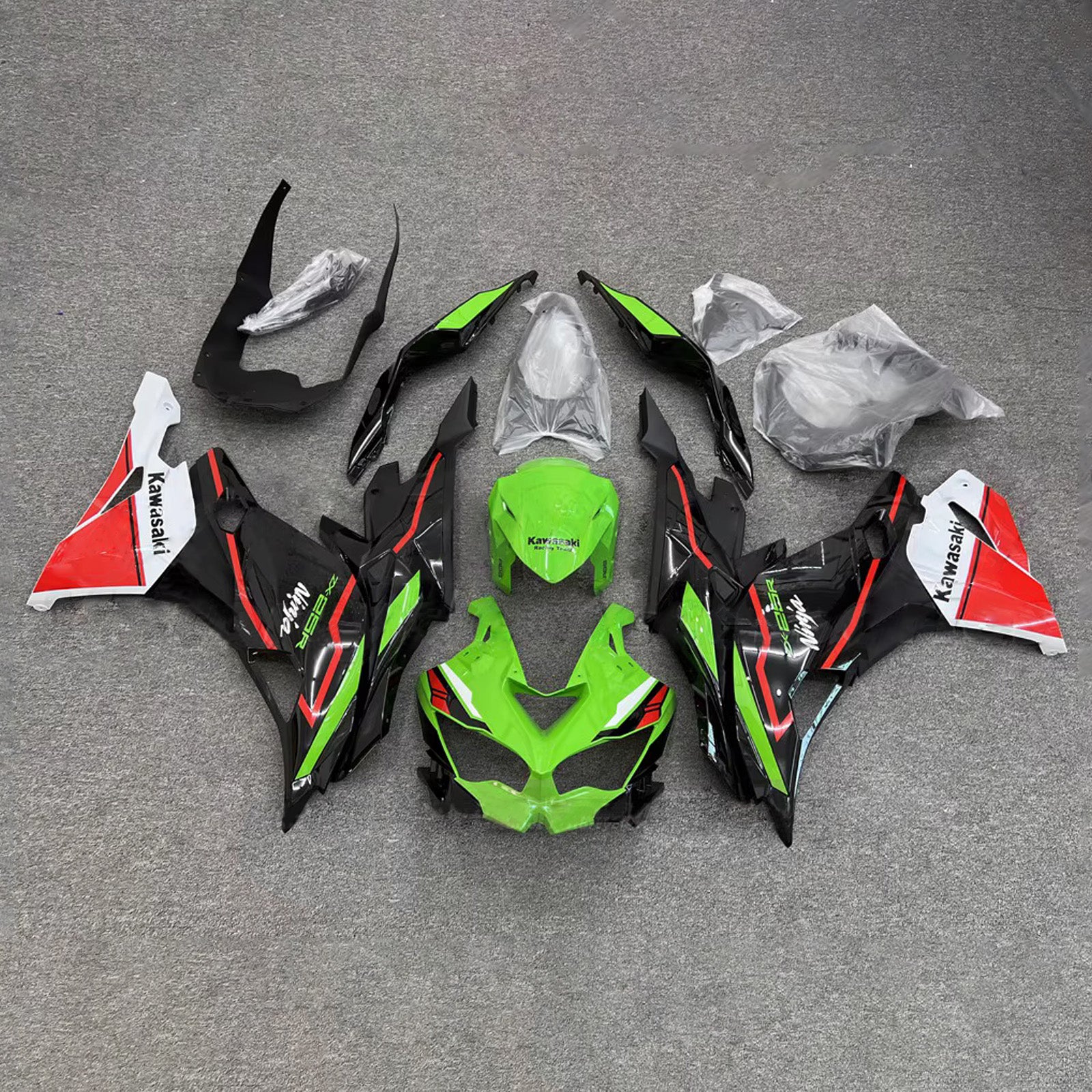 Kit carenatura iniezione adatto per Kawasaki Ninja ZX-25R ZX-4R ZX-4RR 2019-2025
