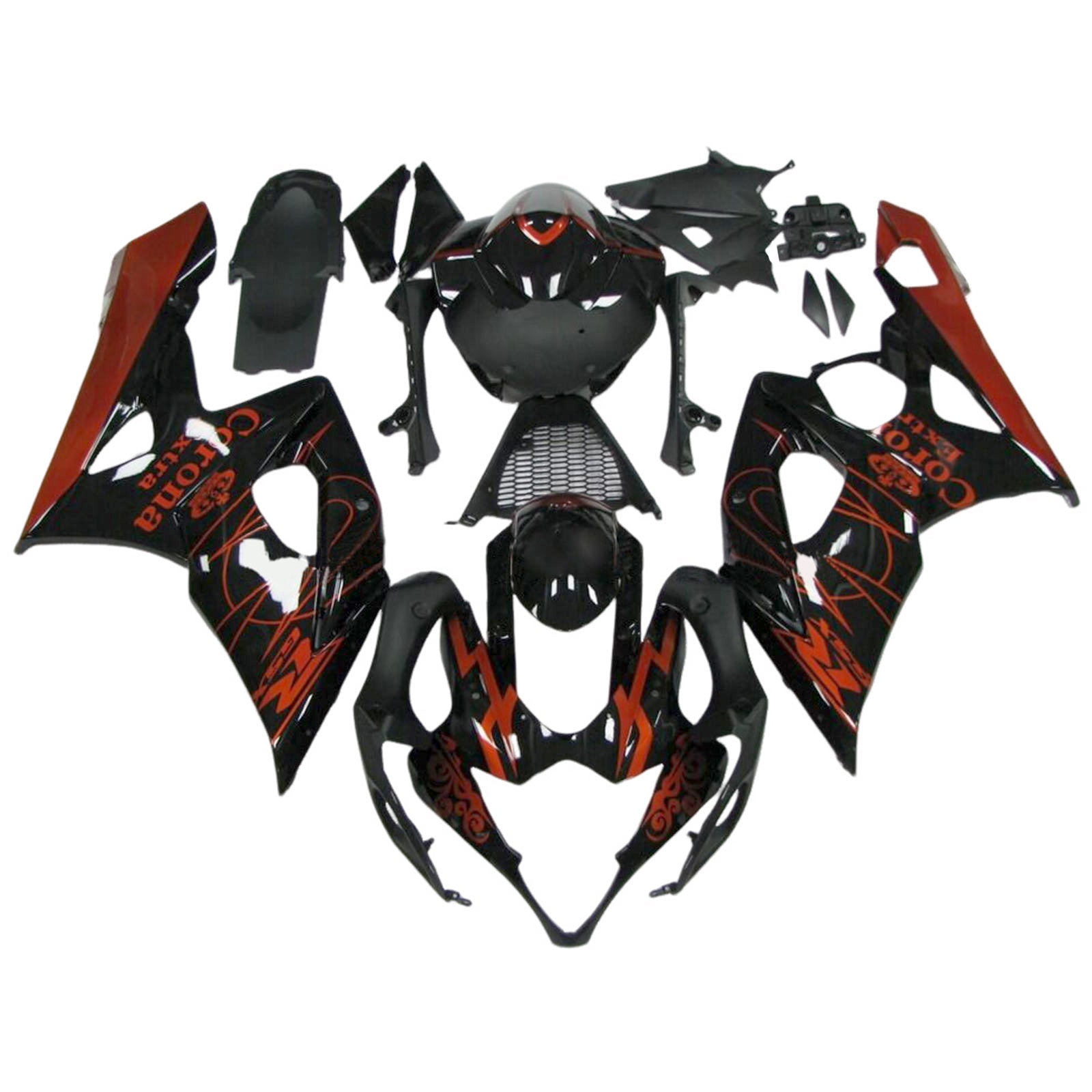2005-2006 Suzuki gsxr1000 k5 kit de carénage kit de carrosserie en plastique