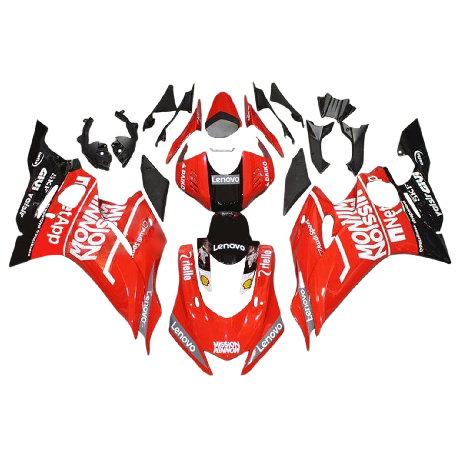 Kit de carénage d'injection Yamaha YZF-R6 2017-2023 carrosserie plastique ABS