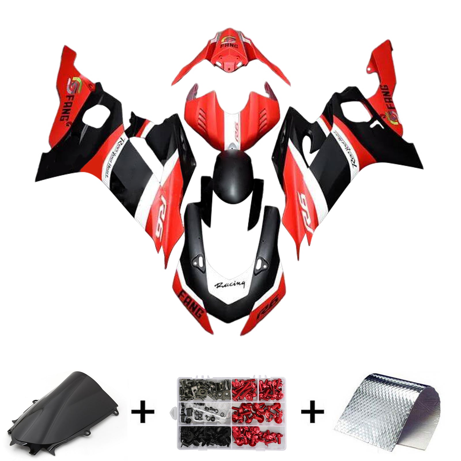 2017-2023 Yamaha YZF-R6 Injection Fairing Kit Bodywork Plastic ABS