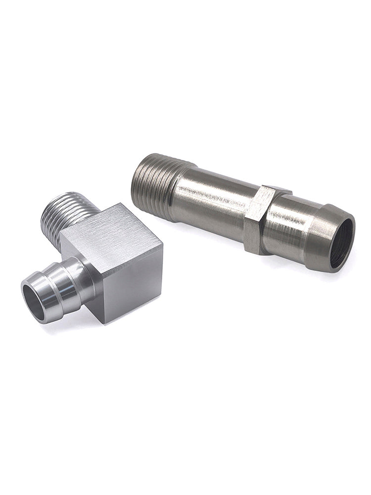 2PCS Heater Hose Fitting 3/4" Water Pump 5/8" Intake For Chevy SBC V8 Engines