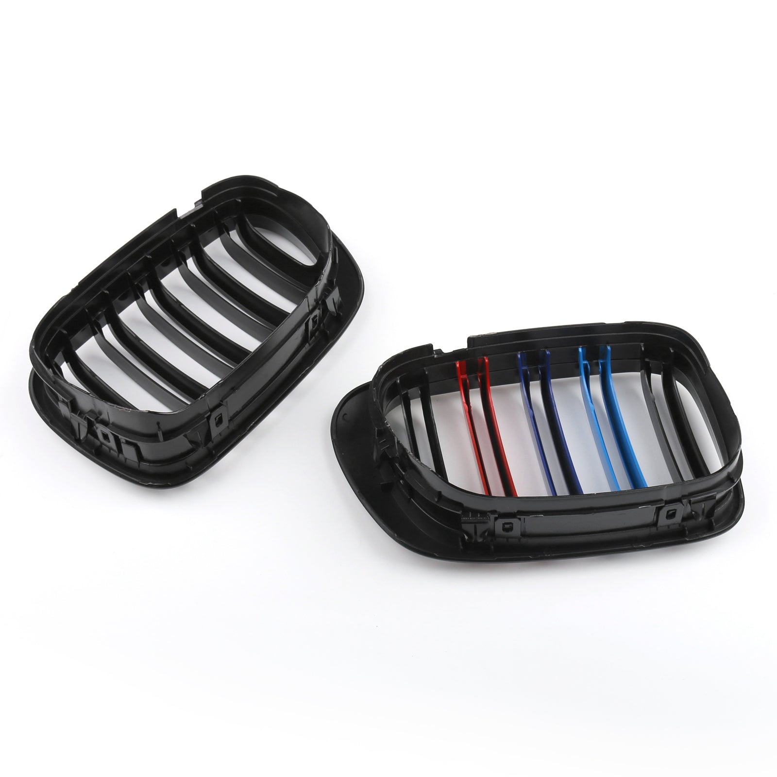 Grille de calandre du capot rénal avant pour BMW E46 3 séries 2dr coupé m-colore double latte