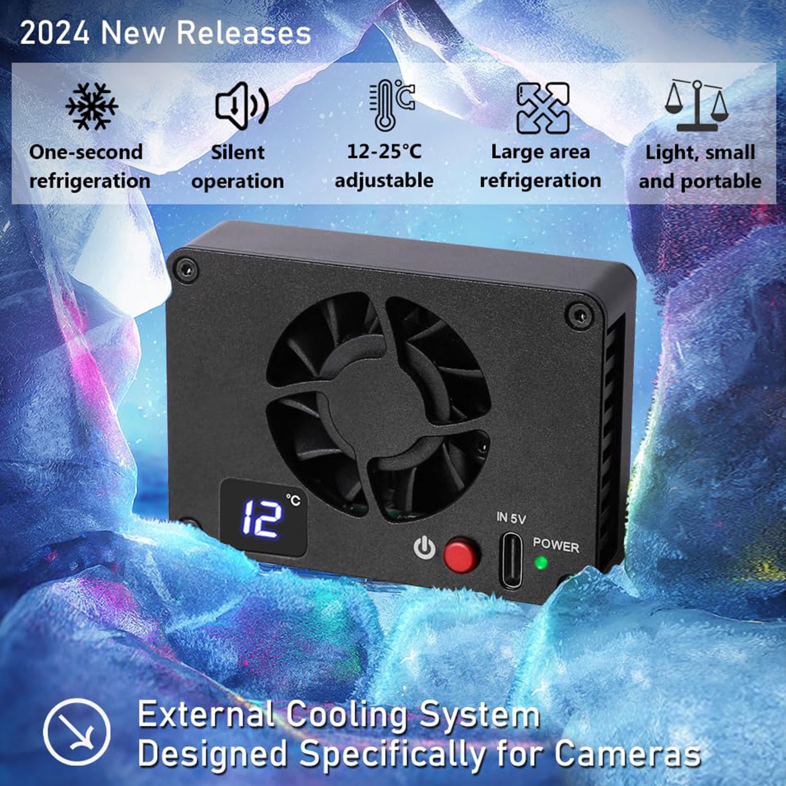 Cooling Camera Radiator Temperature Control Screen Display Camera Live Radiator