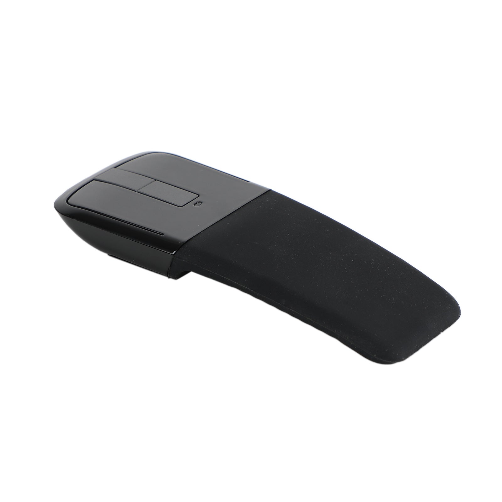 Wireless Mouse with USB Mini Folding Mouse 2.4GHz Arc Optical Touch Mice Black