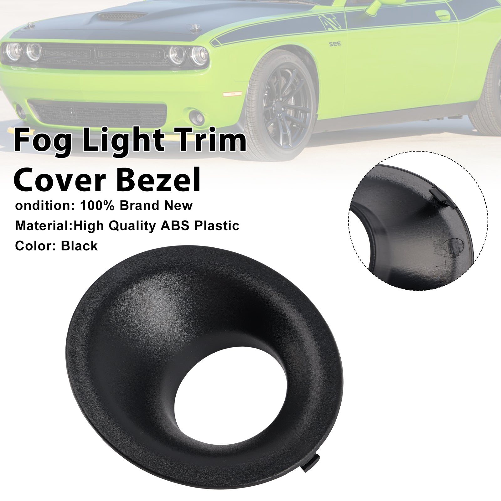 Høyre tåkelyselys for Dodge Challenger 2015-2021 68259662AA