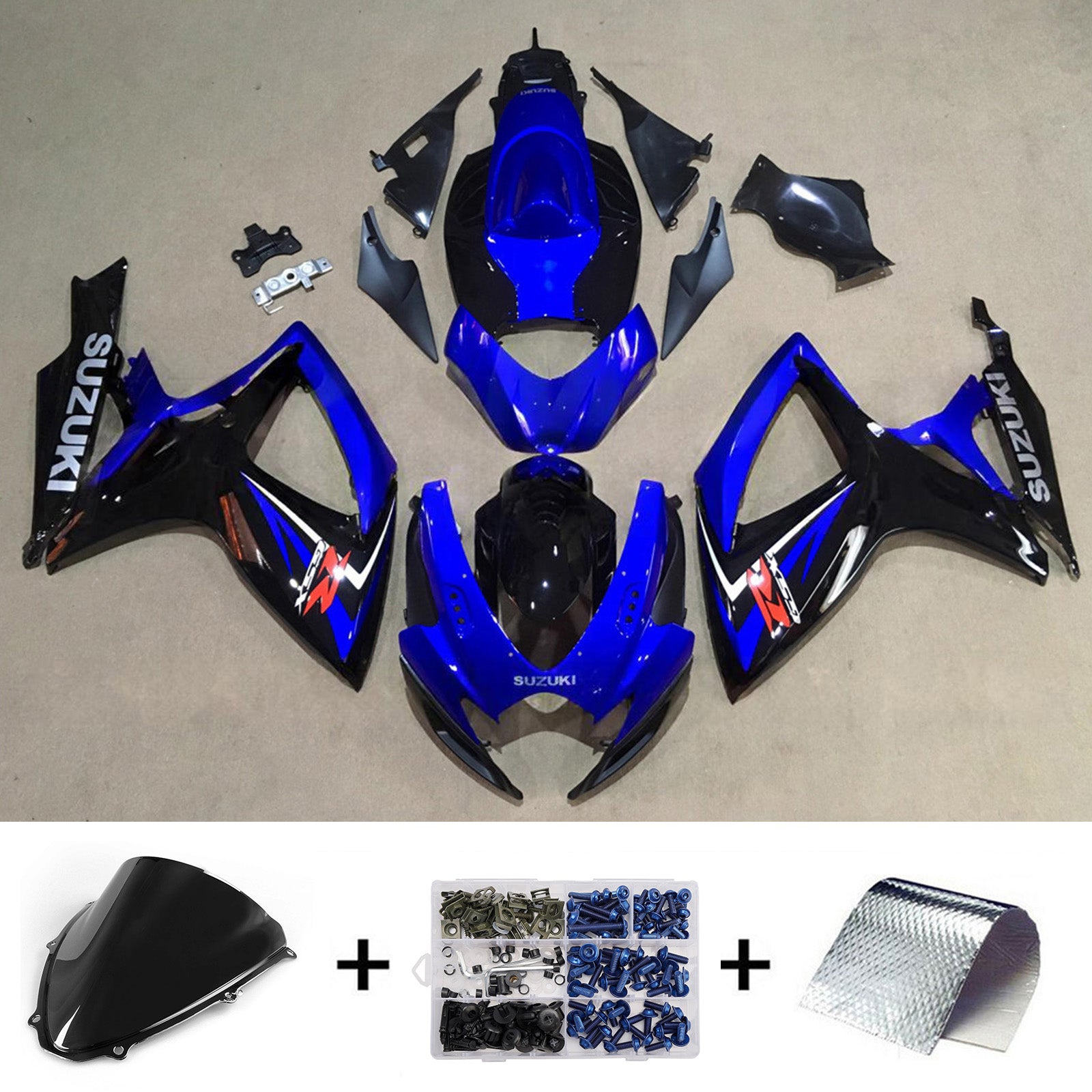 Injection Fairing Kit Bodywork Plastic ABS For Suzuki GSXR 600/750 2006-2007 K6