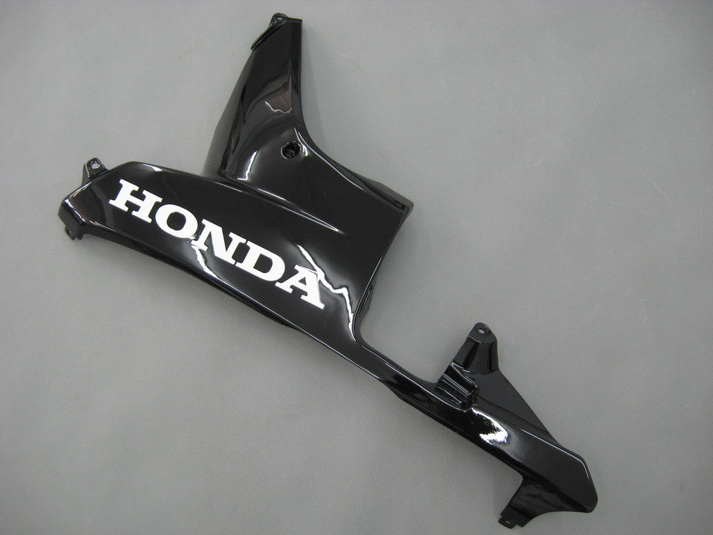 2007-2008 CBR600RR Bodywork Fairing White & Black ABS Injection Molded Plastics Set Generic