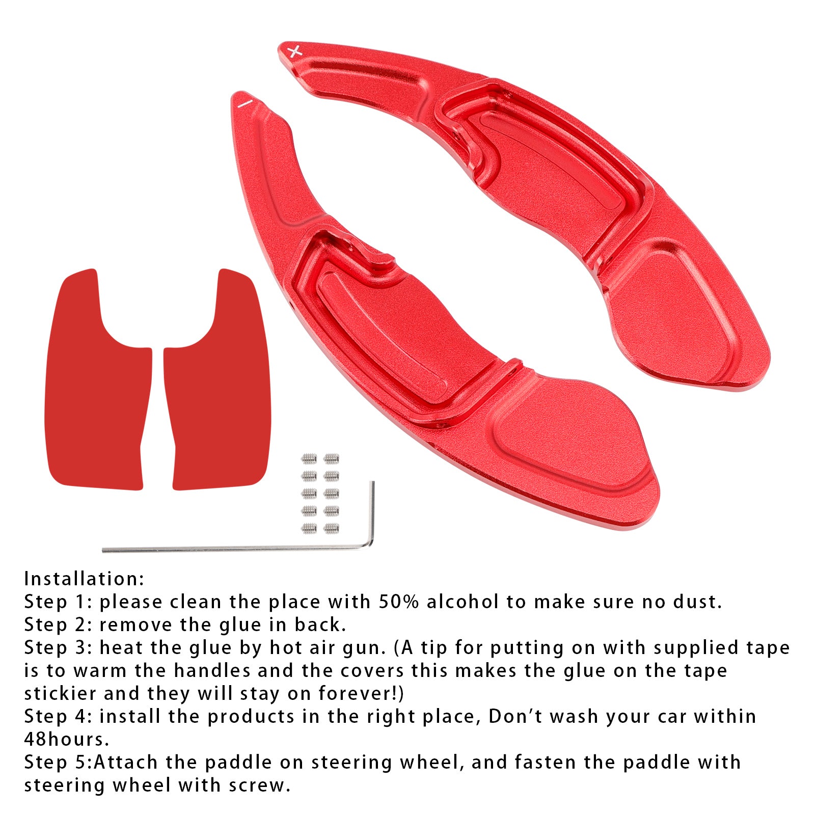 Ratthjulets skifterforlengelse for Acura MDX RDX TLX aluminium