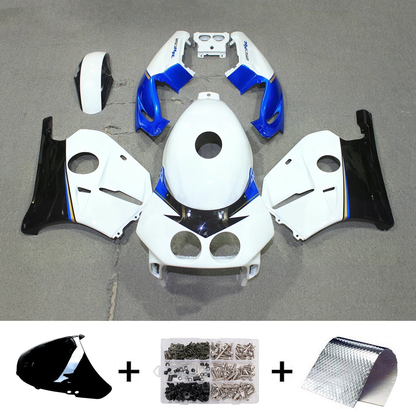 Injection Fairing Kit Bodywork Plastic ABS For Honda CBR250RR MC22 1990-1998