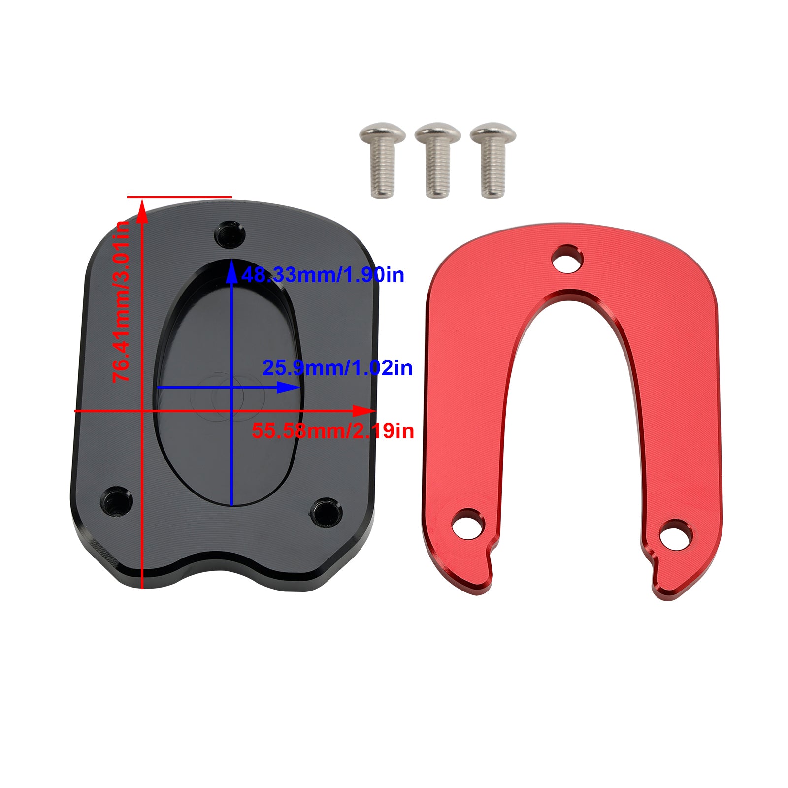 2021-2023 Meteor 350 Kickstand Enlarge Plate Pad