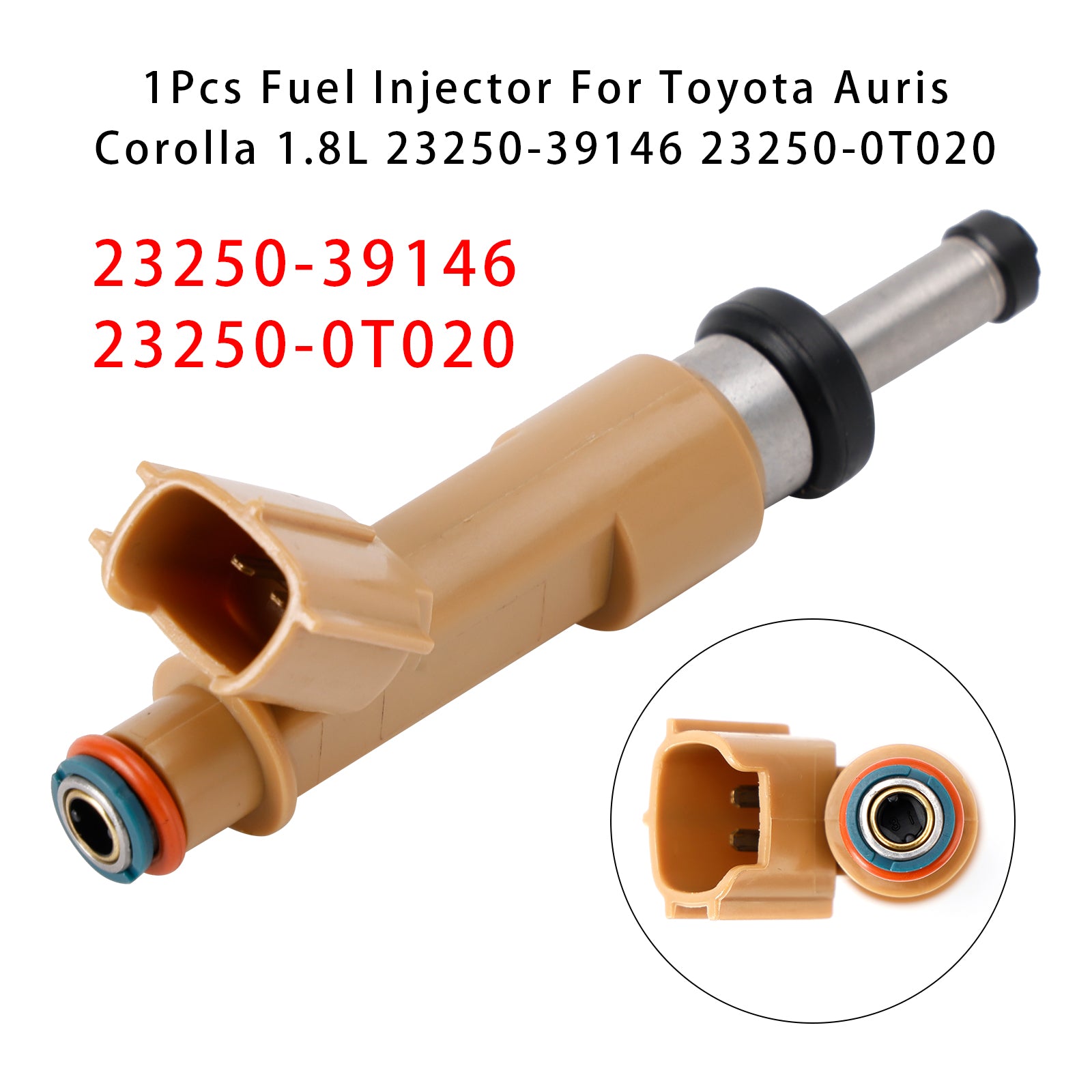 1Pcs Fuel Injector For Toyota Auris Corolla 1.8L 23250-39146 23250-0T020