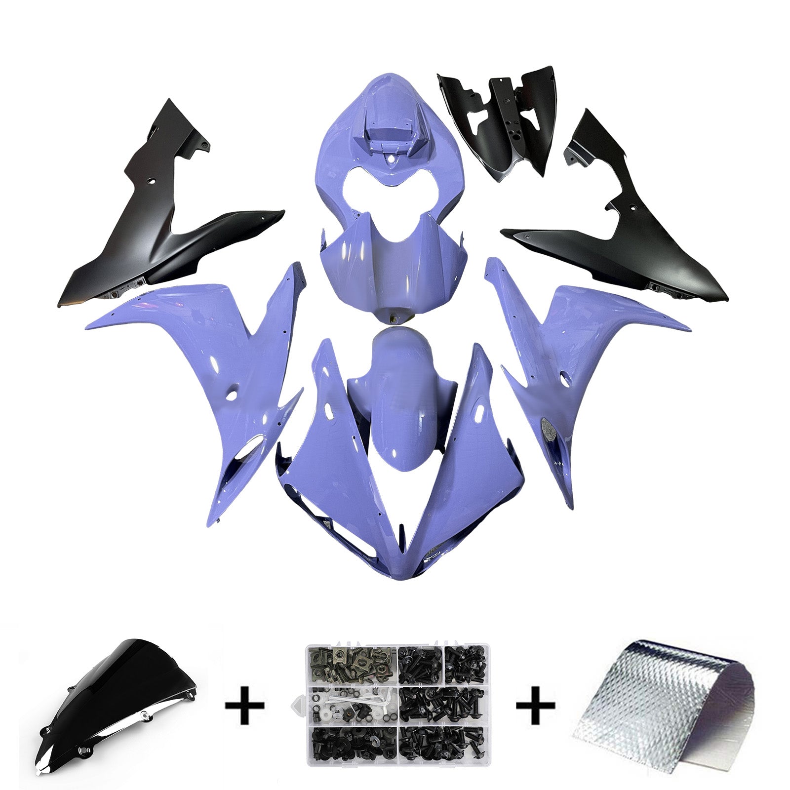 Injection Fairing Kit Bodywork Plastic ABS For Yamaha YZFR1 YZF-R1 2004-2006