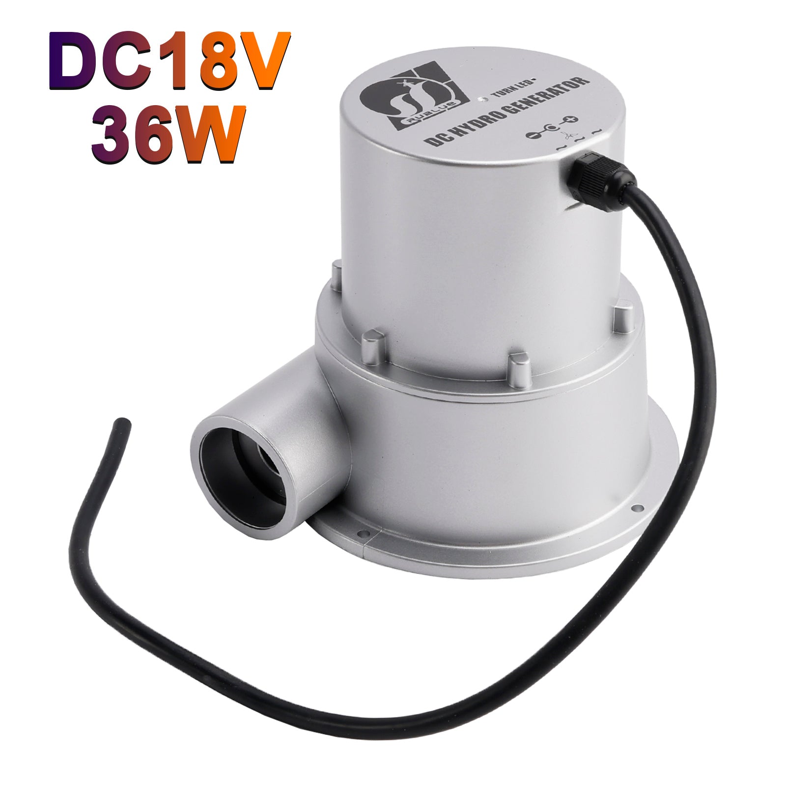 12V Small Hydroelectric Generator DC18V 36W/50W High Efficiency Brushless Motor