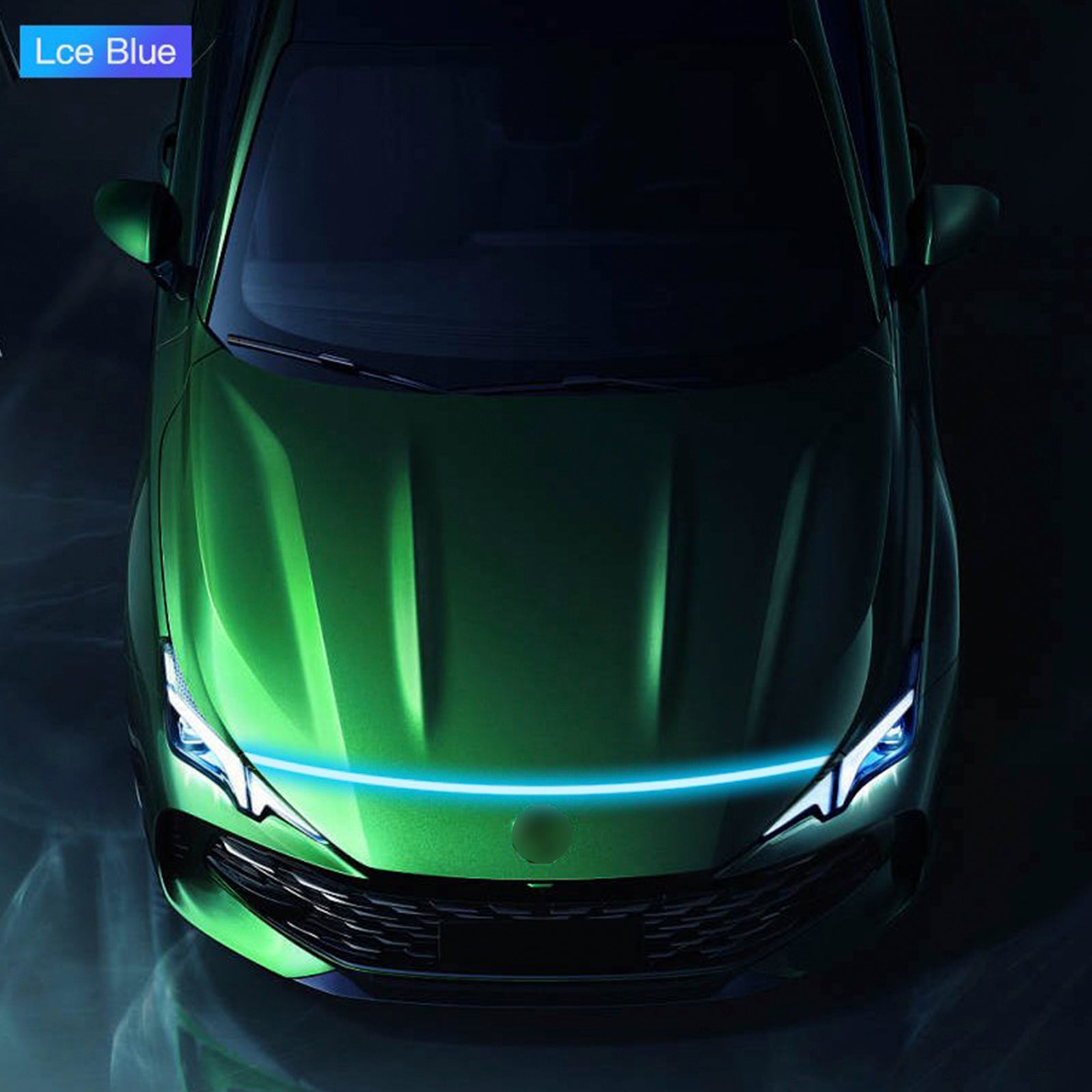 Denná kapucňa s kapucňou LED denné svetlo pruh flexibilné dynamické skenovanie Spúšťa