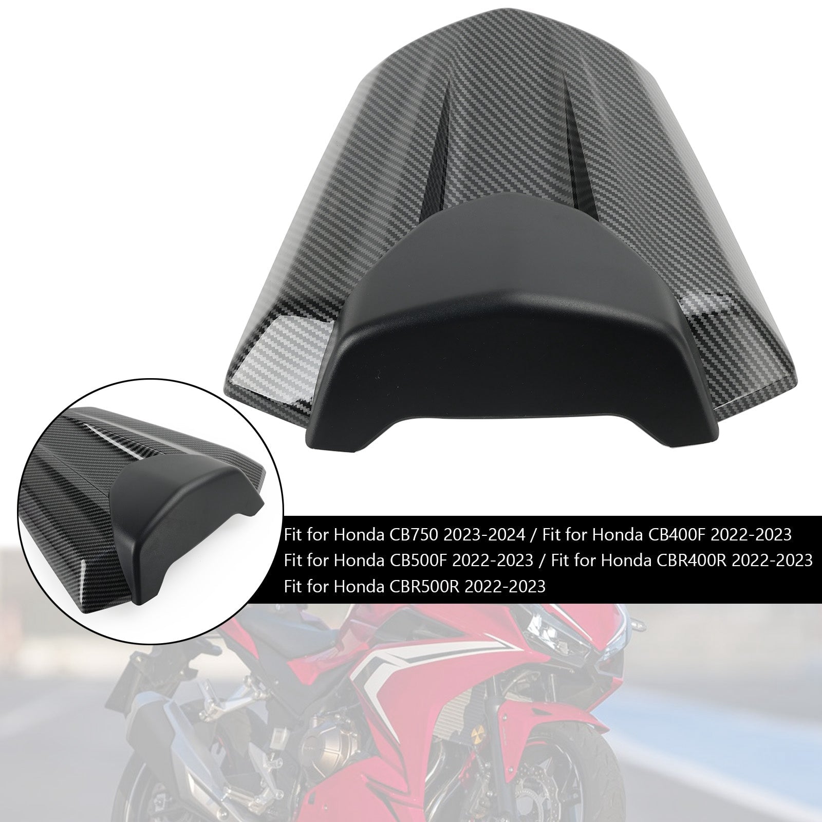 Housse de carénage de siège arrière Honda CB500F 2022-2023