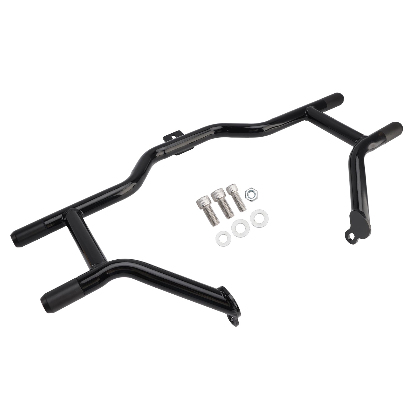 Engine Guard Crash Bar Frame Protector Bumper Black For Touring Road King 09-23