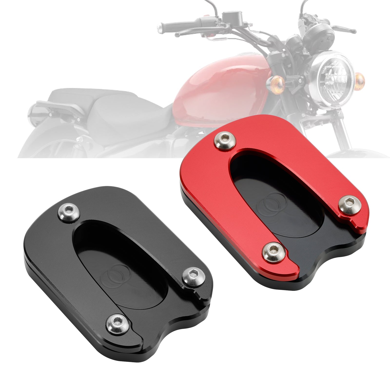 2021-2023 Meteor 350 Kickstand Enlarge Plate Pad