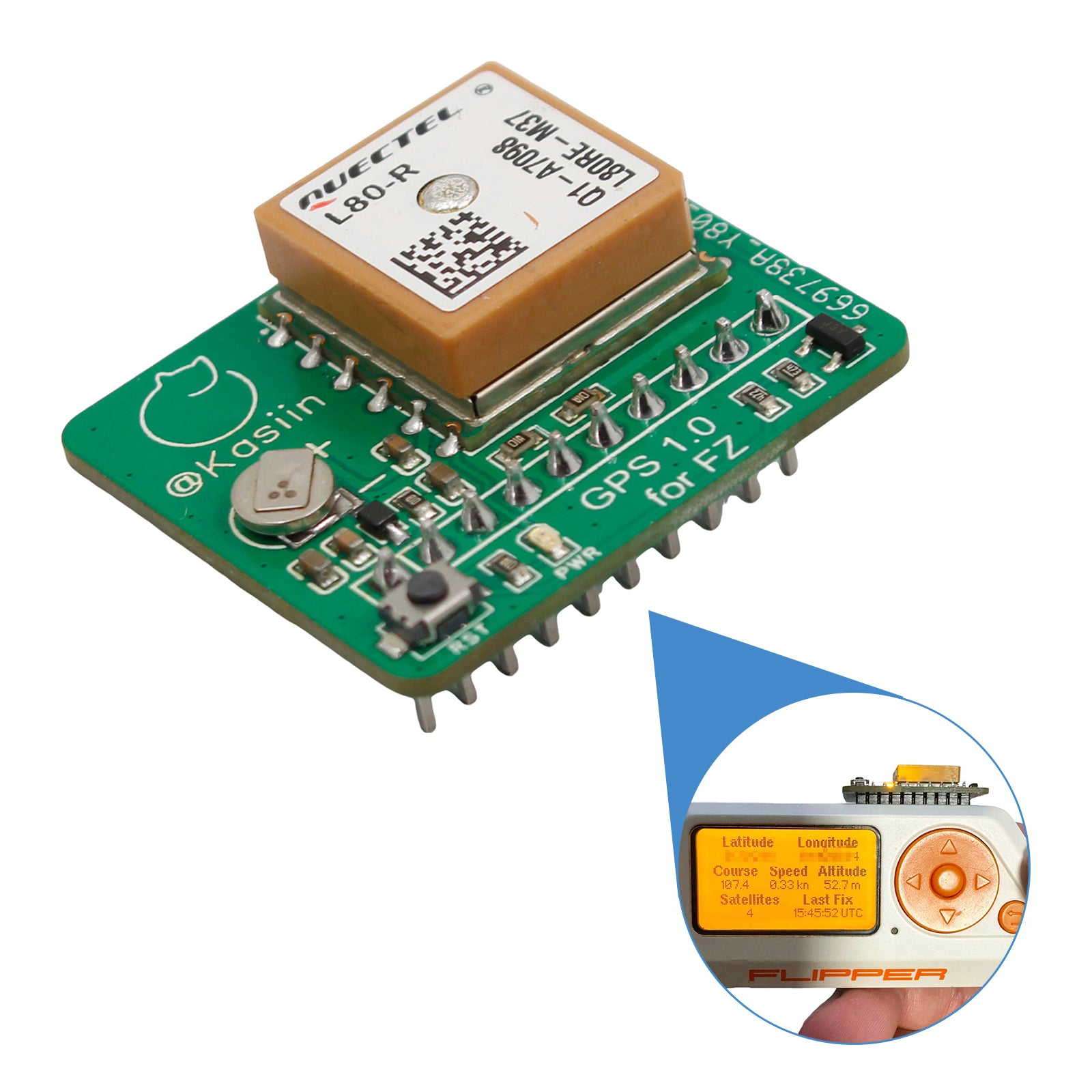 New GPS Module Uses Antenna Integrated Module Unleashed Firmware