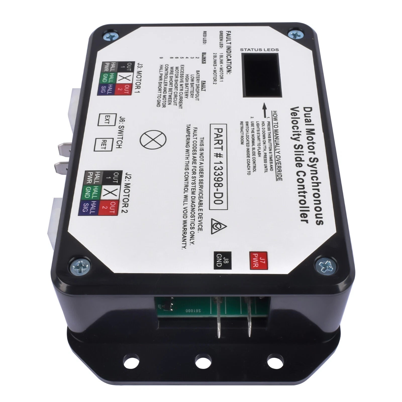 13398-D0 Dual Motor Synchronous Velocity Slide Controller For Lippert V-Sync II