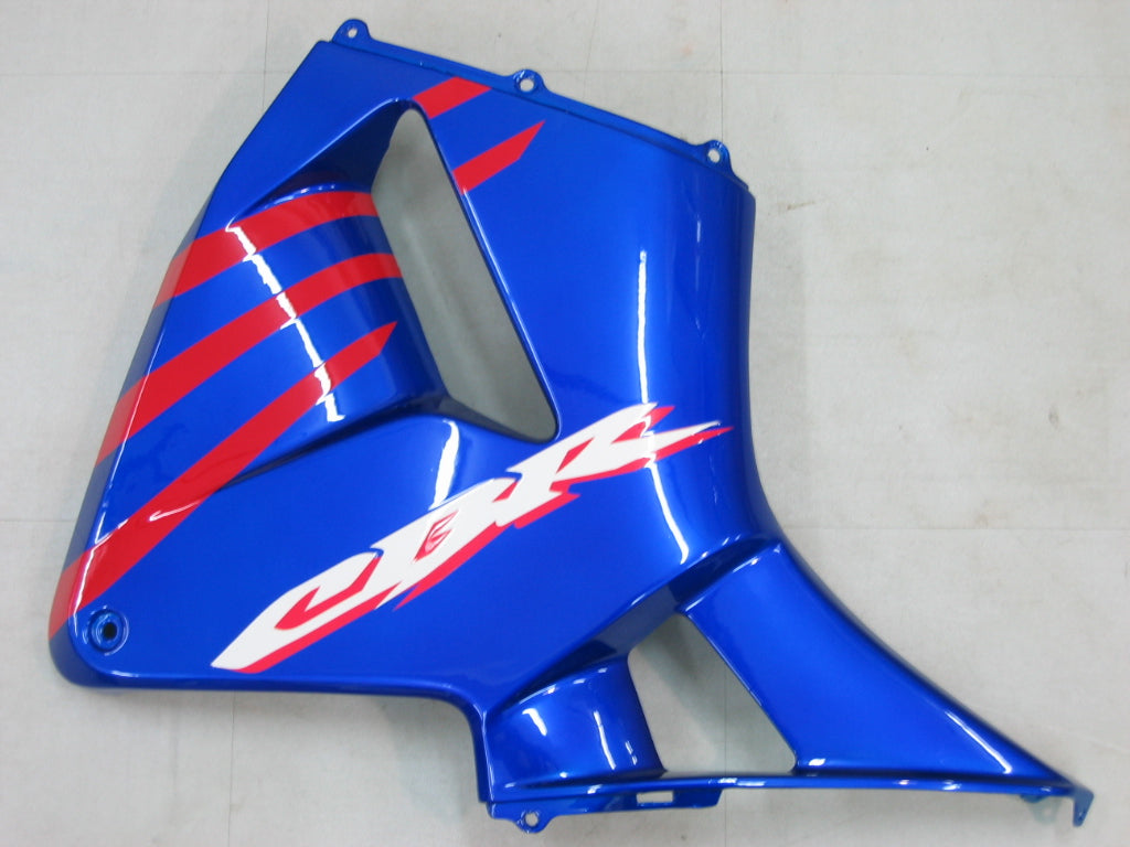 2005-2006 Honda CBR 600 RR Red Blue Silver CBR Racing Fairings Generic