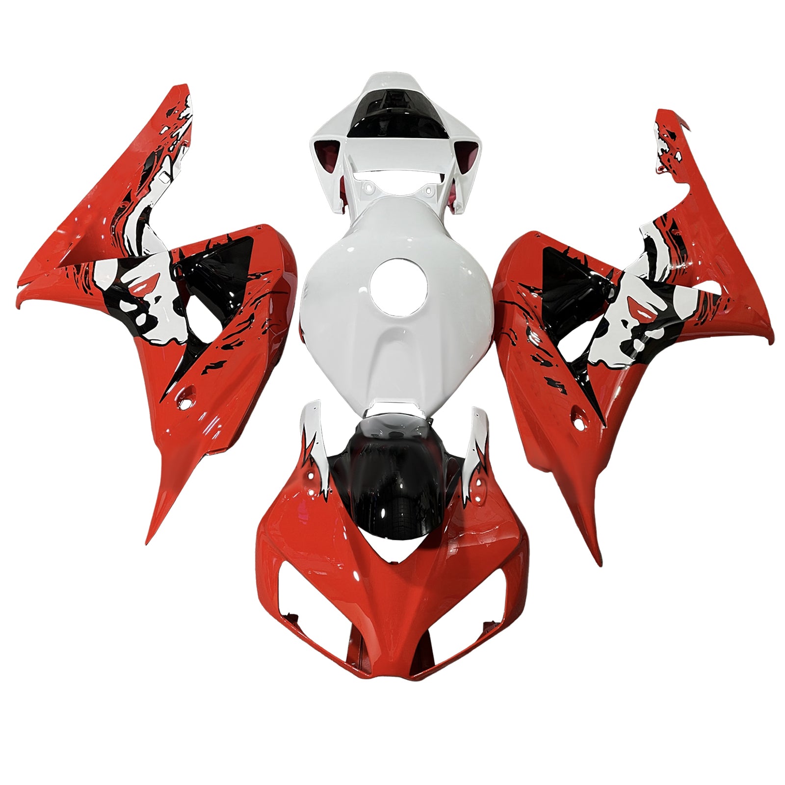Injektionssats Kit Kroppsverk Plast ABS för Honda CBR1000RR 2006-2007