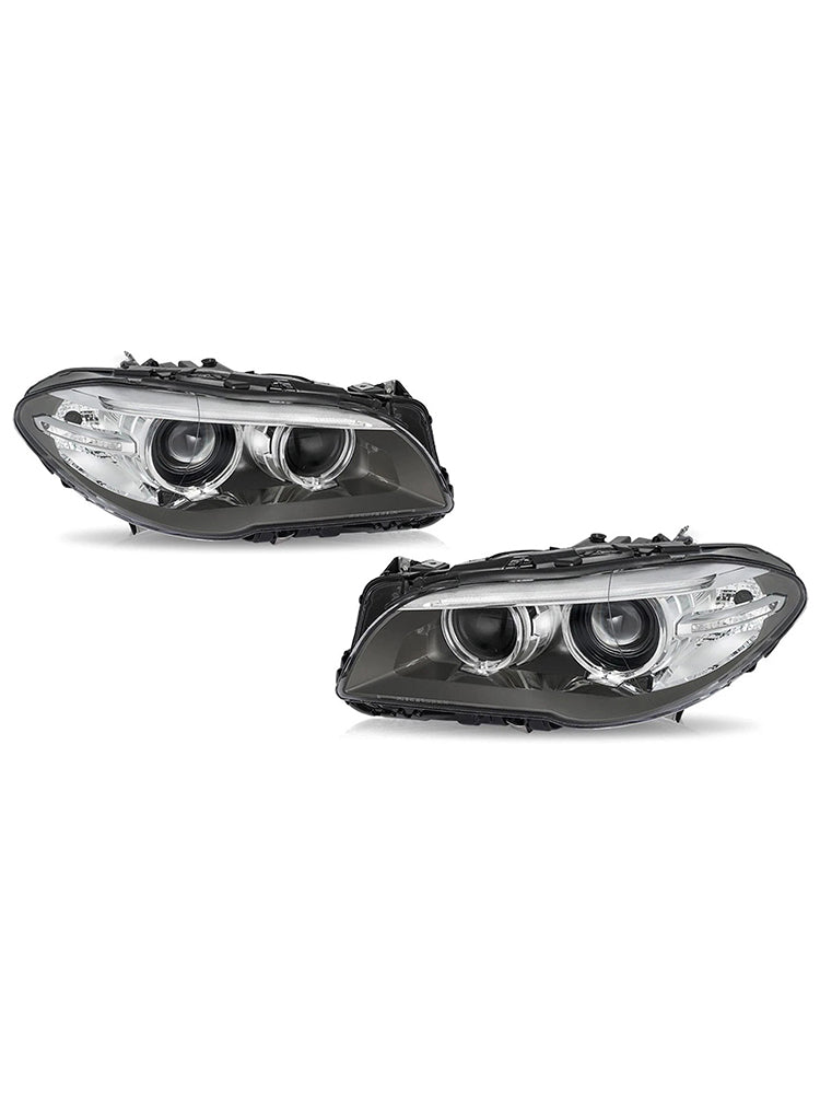 Front Left+Right HID Xenon Headlight W/o AFS For BMW 5Series 528i 535i 2014-2017