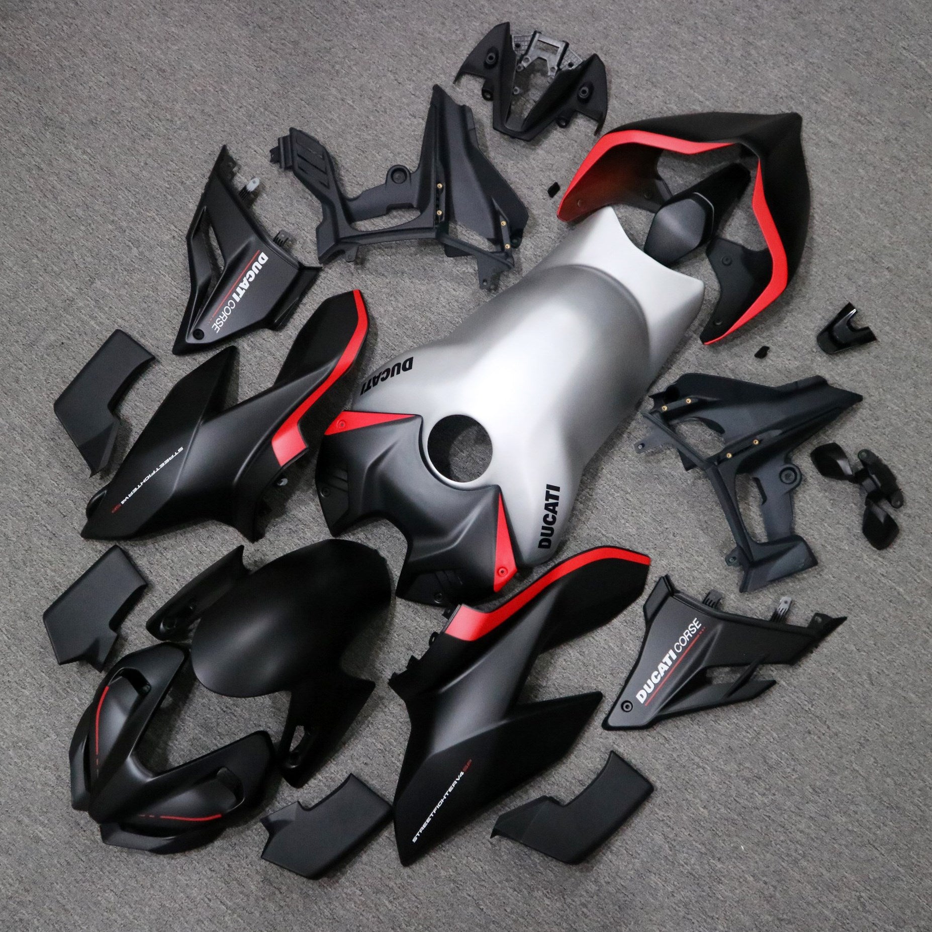 Injection Fairing Kit Bodywork For Ducati Street Fighter V4 2020-2023