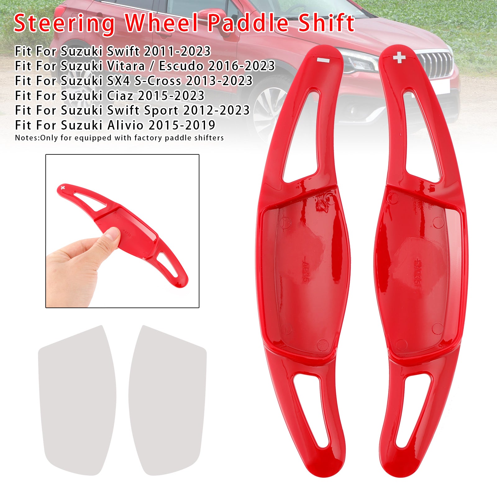 Stuurwiel schakelpeddelverlenging voor Suzuki Swift Vitara