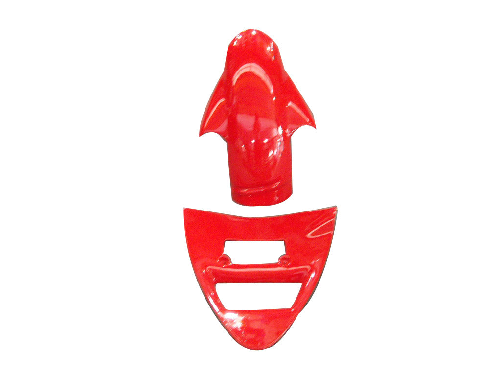 1996-2002 Ducati 996/748 Carénage de carrosserie rouge blanc ABS moulage par injection 5# générique