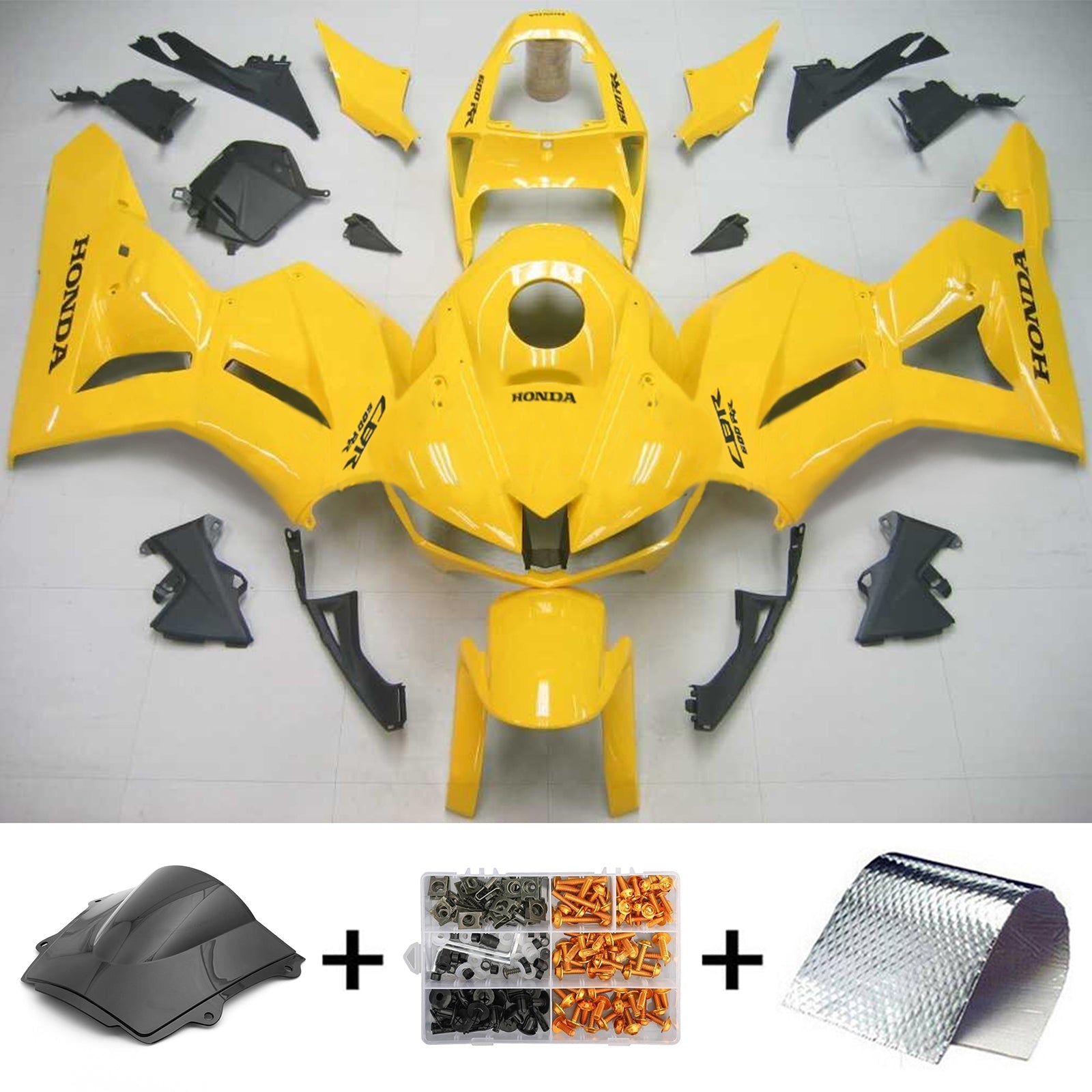 2013-2023 Honda CBR600RR F5 Kit de carénage injection Bodywork Plastic Abs # 101