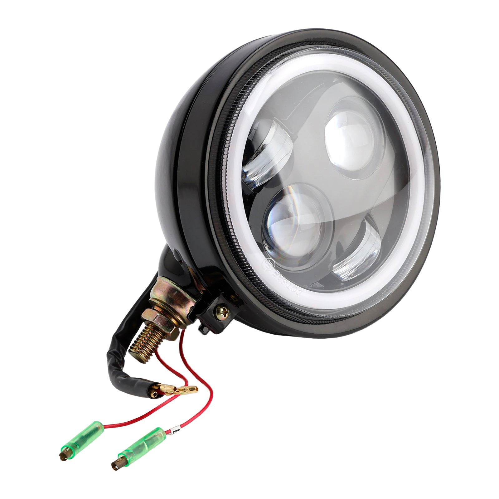 5.75" Univerzálny reflektor so 4 žiarovkami vhodný pre motocykel
