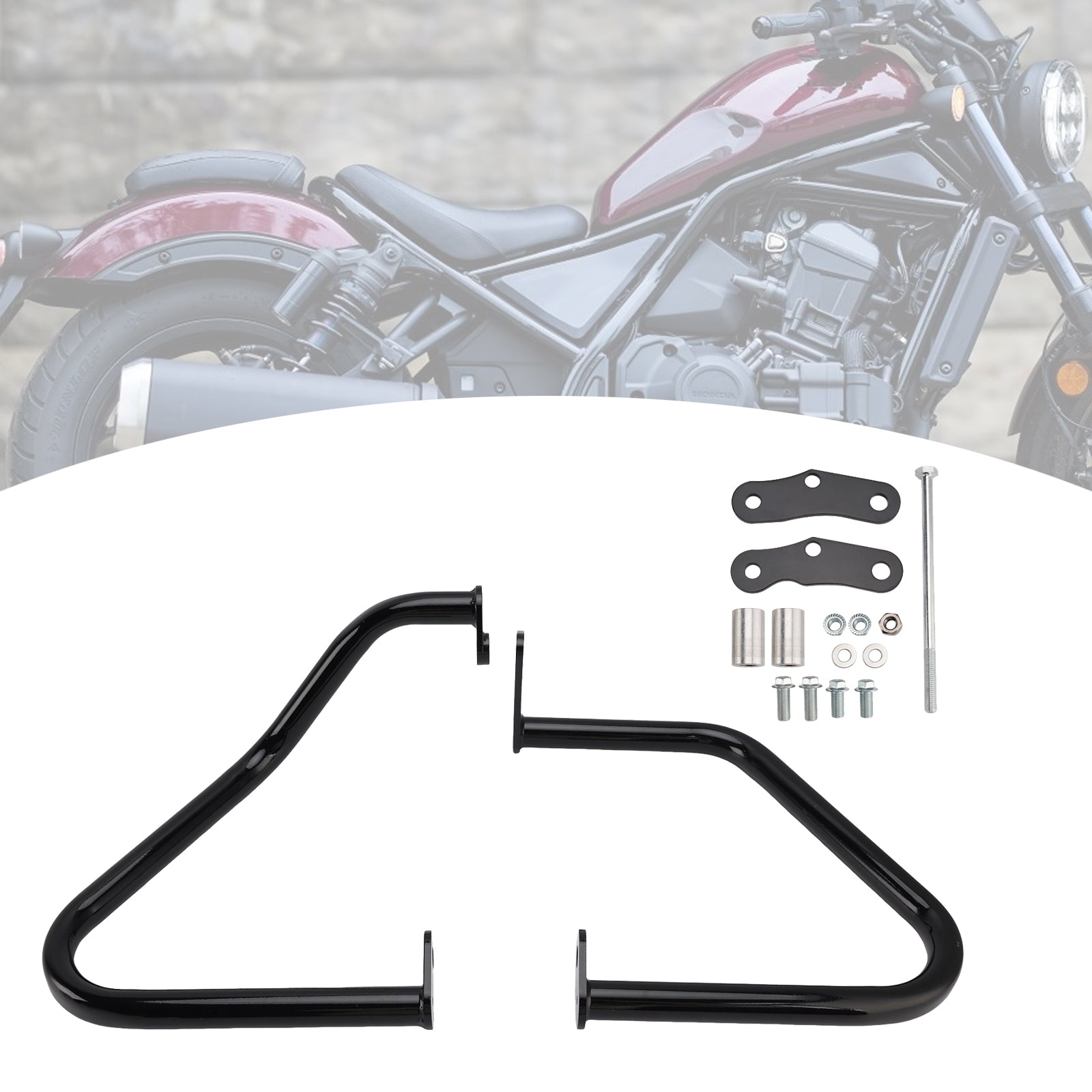 2021-2025 Honda Rebel 1100  Engine Guard Crash Bar Frame Protector Bumper