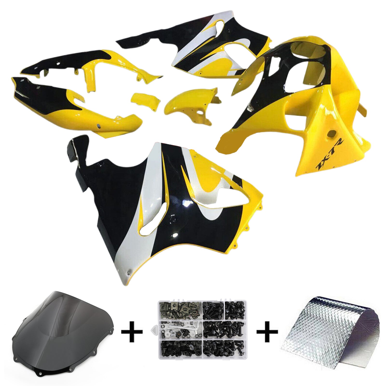 1996-2003 Kawasaki ZX-7R Kit de carénage d'injection carrosserie plastique ABS