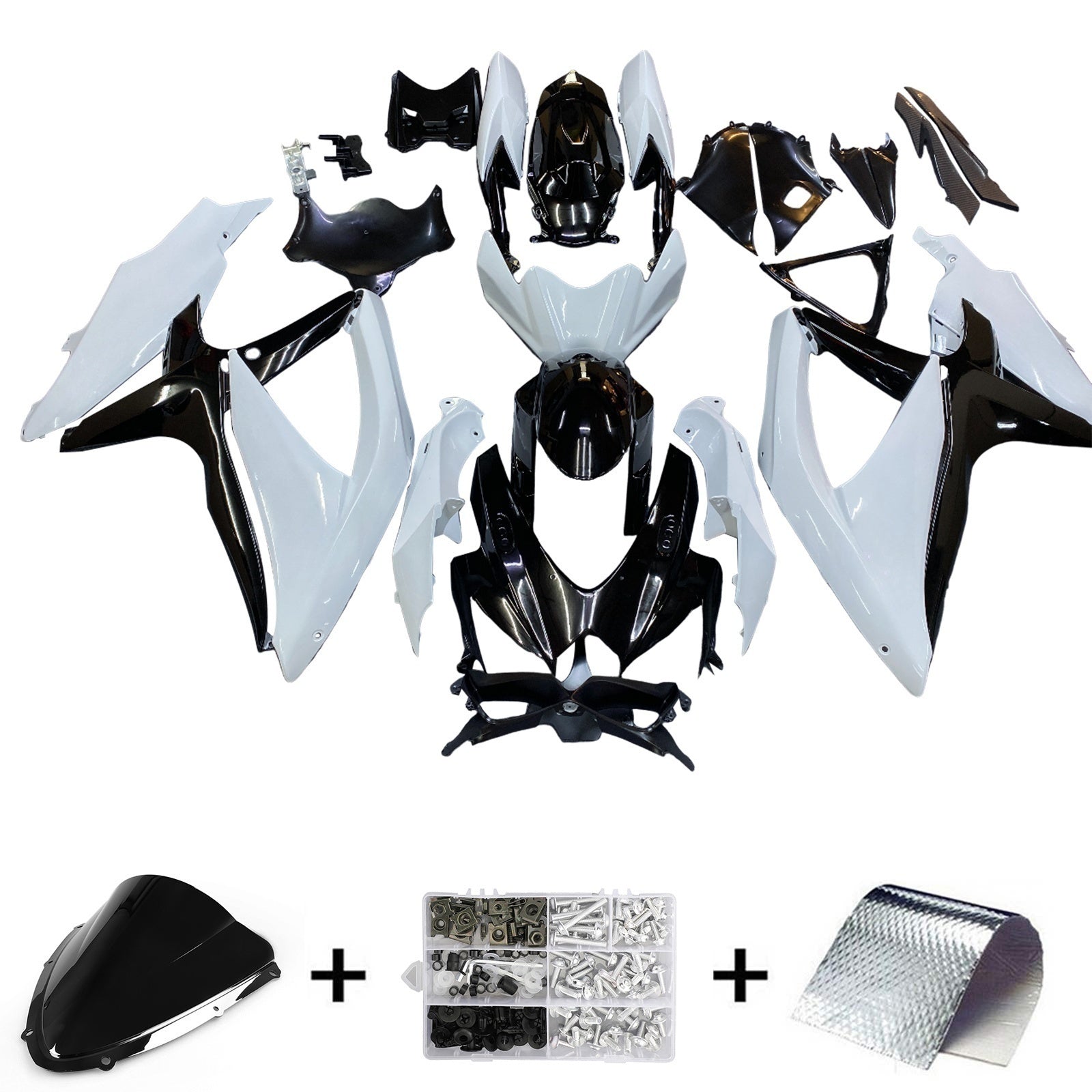 Injection Fairing Kit Bodywork Plastic ABS For Suzuki GSXR 600/750 2008-2010 K8