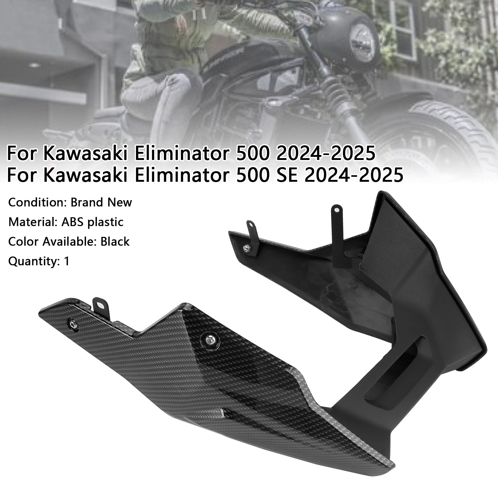 2024-2025 Kawasaki Eliminator 400/450/500 Carénages inférieurs Pan complet