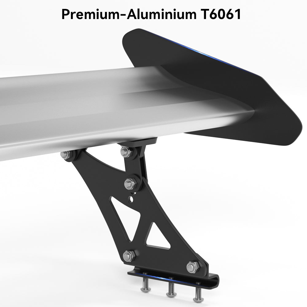 135 cm universeel luik verstelbare aluminium GT kofferbak racespoiler algemeen